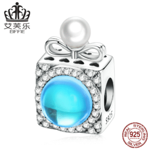 Avelle Sterling Silver s925 Exquisite Perfume Bottle Beaded Bracelet Shining Luxury Zircon Cosmetic Beads Accessories